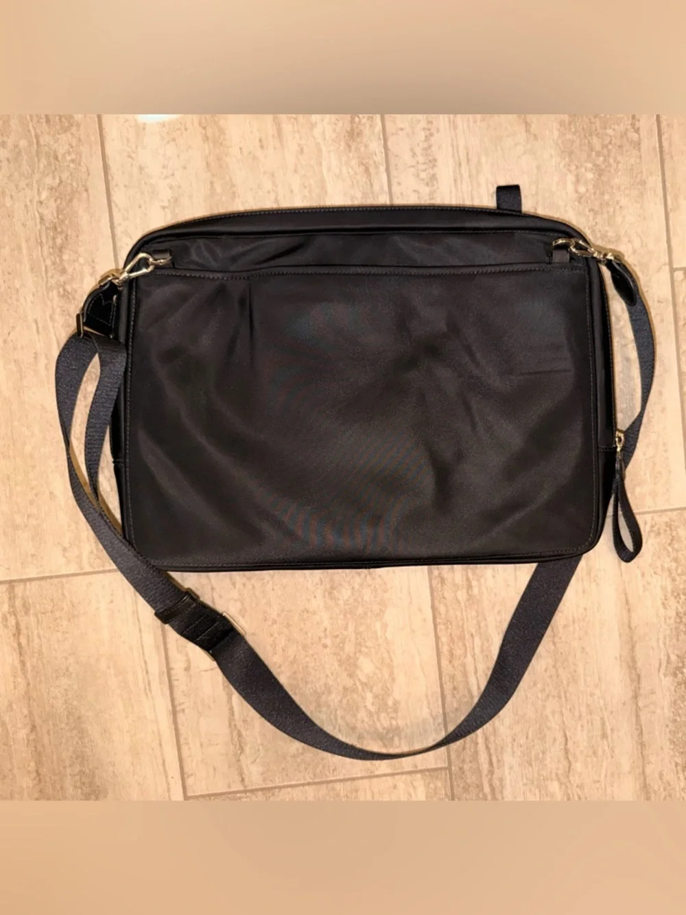 NWOT KATE SPADE ♠️ Chelsea Nylon Laptop Computer Briefcase Crossbody Bag, Black